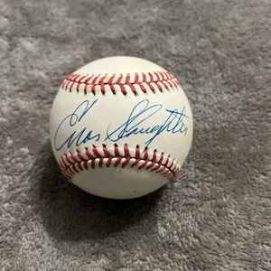 Enos Slaughter Autographed Signed St. Louis Cardinals ONL Baseball JSA COA - Picture 1 of 4