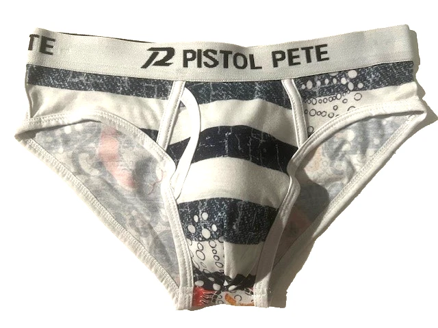 Nuevo PISTOL PETE Hombres Animal Serpiente Estampado Bikini Calzoncillo Ropa Interior talla S Raro Foto 1 de 4
