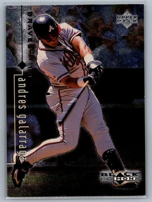 1999 Upper Deck Black Diamond #7 Andres Galarraga - Image 1 of 2