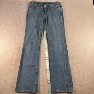 Lucky Brand Womens Jeans 8/29 Gene Montesano Distressed Boot Cut Denim - Picture 1 of 8