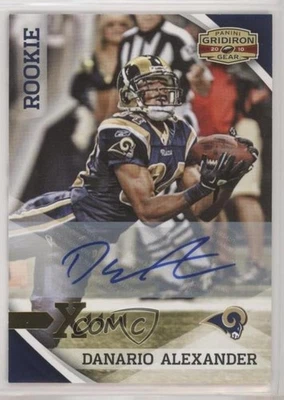 2010 Gridiron Gear Gold X's Signatures /299 Danario Alexander Rookie Auto RC - Image 1 of 2
