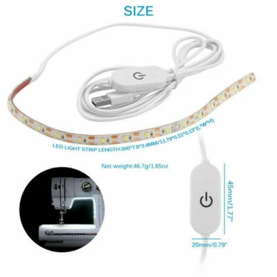 Sewing Machine Touch Dimmer LED Light Strip Light Kit Flexible USB Sewing Lights - Image 1 of 4