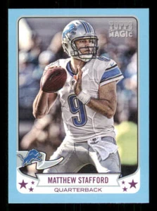 2013 Topps Magic Mini Blue Border #174 Matthew Stafford - Picture 1 of 2