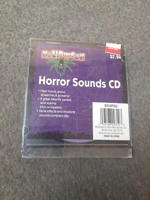 Fun World's HORROR SOUNDS: EERIE EFFECTS & SHOCKING SOUNDS CLASSIC HALLOWEEN CD! Foto 1 de 2