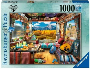Ravensburger Wanderlust Vanlife Camper Camping 1000 Pc Puzzle - NEW - Ships FREE - Picture 1 of 2