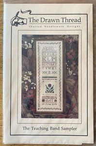The Drawn Thread THE TEACHING BAND SAMPLER Cross Stitch Pattern Chart - Picture 1 of 3
