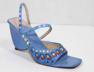 ZAPATO KARNER AZUL JUSTO EL DERECHO DE RAINE #25183 NUEVO EN CAJA EVENTO JTRS SOLO 2002 - Imagen 1 de 5