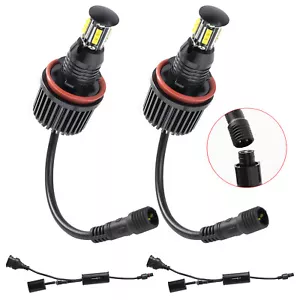 2×120W H8 LED Angel Eyes Ringe Standlicht Für BMW E60/61/71/70/82 LCI E90/91/93 - Bild 1 von 6