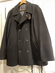 Dolce Gabbana black wool coat size 46 Chest Immaculate π - Picture 1 of 14