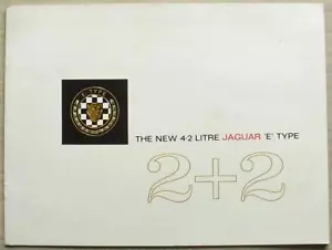 JAGUAR 4.2 LITRE E TYPE 2+2 Car Sales Brochure c1968 Undated - Picture 1 of 5