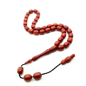 Prayer Beads from German Fiber, Alman Fiber Tesbih Muslim Islam Tasbih Subha 943 - Picture 1 of 11