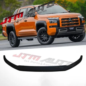 Black Bonnet Protector Guard to suit Mitsubishi Triton MV 2024+ - Picture 1 of 5