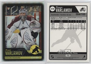 2012-13 O-Pee-Chee Black Rainbow Foil /100 Semyon Varlamov #478