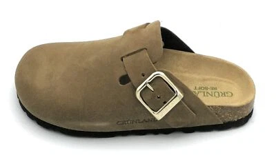 Grunland CB 2609 pantofolacamoscio fango fibbia fondo fussbet Q - Immagine 1 di 4