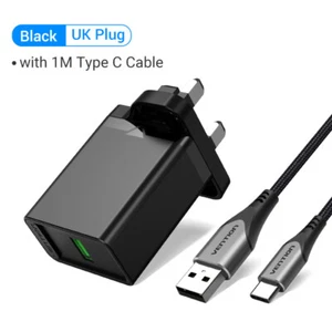 18W USB Wandladegerät QC 3.0 Schnell Schnell USB Netzteil Ladegerät Handy - Bild 1 von 18
