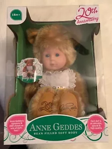 Anne Geddes 20th Anniversary Limited Edition Baby Bear Puppe NEU in versiegelter Verpackung - Bild 1 von 12