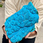 2,93 lb chrysocolle naturelle/malachite bleue cluster minier transparent