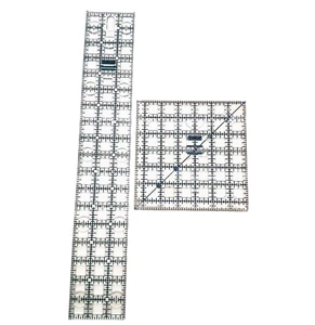 2 Truecut Quilting Ruler Track and Cutter Guide 18x3 and 6.5x6.5 - 2010 & 2014 - Picture 1 of 5