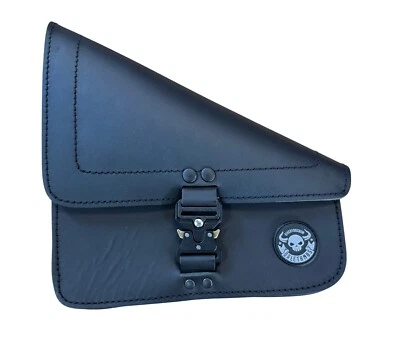 Bolso lateral negro Anuk + soporte Swing Scout XS compatible con Indian Scout Foto 1 de 4