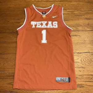 Nike Team Elite University Texas LongHorns Basketball Jersey #1 Size L (16-18) - Picture 1 of 8