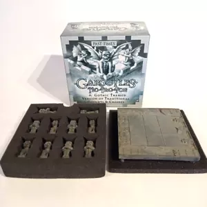 Past Times Gargoyles Polyresin Tic Tac Toe Spiel Gothic Thema Nullen & Kreuze - Bild 1 von 10