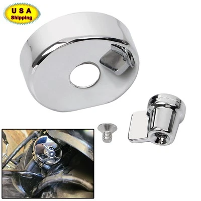 PERILLA + CUBIERTA Válvula Combustible Motor Cromo Para Honda 1995-2007 VT1100C2 Sabre y ACE Foto 1 de 4