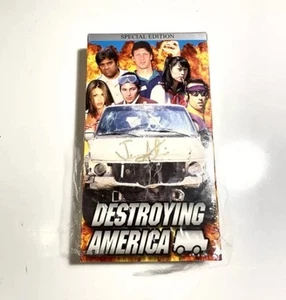 Hook Ups Destroying America Skateboard VHS Vintage Jeremy Klein SEALED & SIGNED - Picture 1 of 5