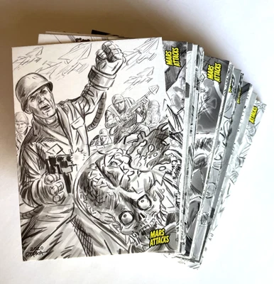 Mars Attacks 2021 Uprising / Concept Series  / 42 Card Parallel Set - Image 1 of 4