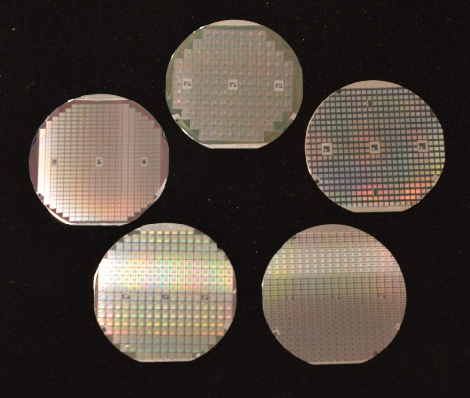 Microscopio Especial - Cinco obleas de silicona de 4" elegidas al azar Foto 1 de 1