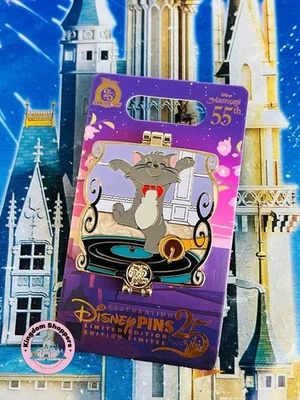 Prendedor plegable LE 2025 Disney Parks Aristocats 55 aniversario Marie Berlioz Toulouse Foto 1 de 2