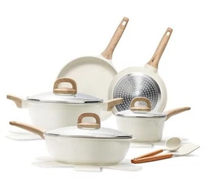 14 Pcs Pots and Pans Set, Nonstick Cookware Sets, Granite Induction Cookware - Picture 1 of 7