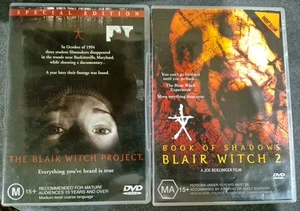 BLAIR WITCH 1 2 DVD BOOK OF SHADOWS CULT 2010 HORROR SEQUEL FILM JEFFREY DONOVAN - Picture 1 of 3