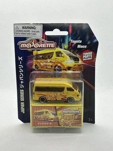 Majorette Deluxe Cars Japan Series w/ Tuning Parts Toyota Hiace Van Yellow - Picture 1 of 3