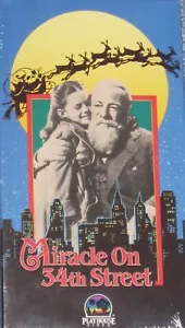 NEW VHS Miracle on 34th Street - Edmund Gwenn Natalie Wood Maureen O'Hara - Imagen 1 de 1