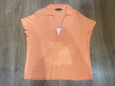 Debenhams Casual Club Moch Cami & V NECK OPEN Collar Stretch Top sz 20, BNWOT - Image 1 of 4