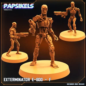 Cyborg E-800 F | Papsikels |  | RPG D&D Wargaming 3D Printed Mini - Picture 1 of 1