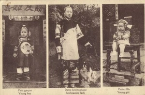 china, SICHUAN, Chinese Woman Small Bound Feet Foot Binding, Children (1910s) - Picture 1 of 2