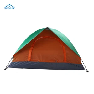 2-Person Double Door Camping Tent - UV-Proof Lightweight Dome for Outdoor Fun - Picture 1 of 24