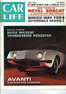 1962 Avanti, Royal Tempest & Grand Prix, Thunderbird, Wildcat vintage Car Life - Imagen 1 de 2