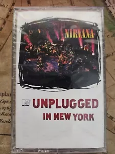 Nirvana MTV Unplugged In New York Cassette Tape 1994 Geffen Records US Seller 📦 - Picture 1 of 3