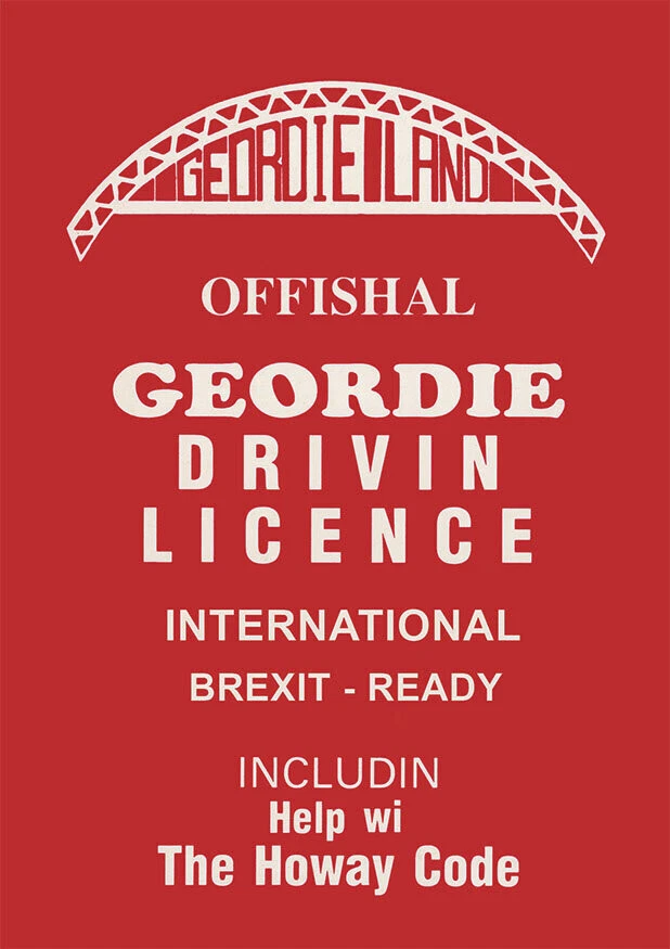 Geordie Drivin Licence - Image 1 of 1