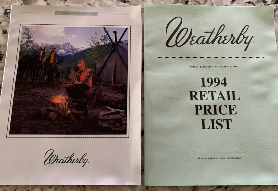  Weatherby Firearm 1994 catálogo vintage Foto 1 de 1