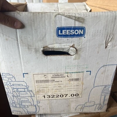 LEESON Stainless Washdown 5HP Electric Motor 3515/2910 RPM 230/190/460/380V 3PH - Image 1 of 4