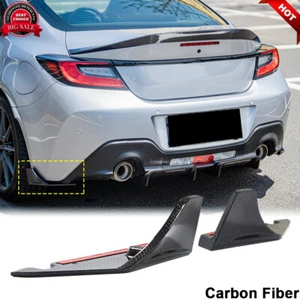 For Toyota GR86 Subaru BRZ 2022UP REAL CARBON FIBER Rear Bumper Splitters Apron - Foto 1 di 12