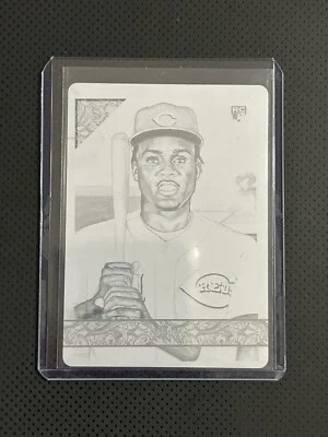 2020 TOPPS Gallery ARISTIDES AQUINO RC RARE #1/1  CINCINNATI REDS printing plate - Image 1 of 2