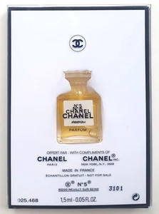 CHANEL Parfum Miniatur Chanel N°5 Sammlerflacon 1,5 ml neu VIP-Gift , RARITÄT! - Bild 1 von 2