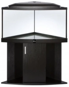 Diversa Aquarium Trio Set schwarz 57x57cm Eck 70 Liter Komplett Kombination - Bild 1 von 1