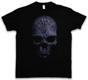 ORNAMENT SKULL II T-SHIRT - Schädel Dead Totenschädel Tattoo Art - Picture 1 of 1