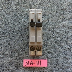 Challenger A240 2 Pole 20 Amp 120/240VAC Side Clips THIN Circuit Breaker - Picture 1 of 10
