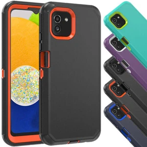 For Samsung Galaxy A03 A03S A53 A13 5G Case Hybrid Shockproof Heavy Duty Cover - Picture 1 of 17